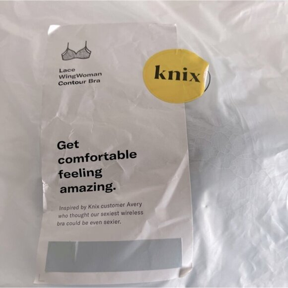 Knix - Lace Wing Woman Contour Bra - Endless Sky, limited edition. Size: 7+. NWT - Picture 5 of 8